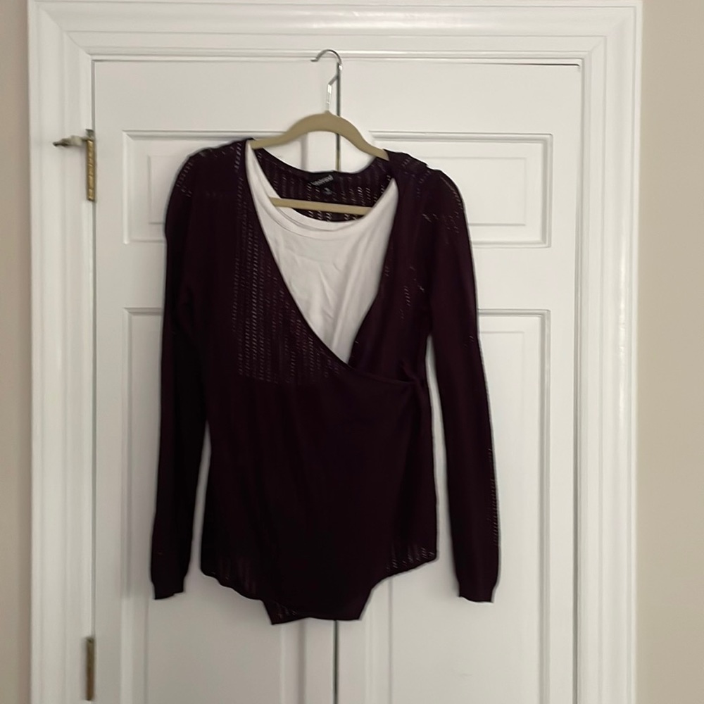 Betabrand Wrap Sweater
